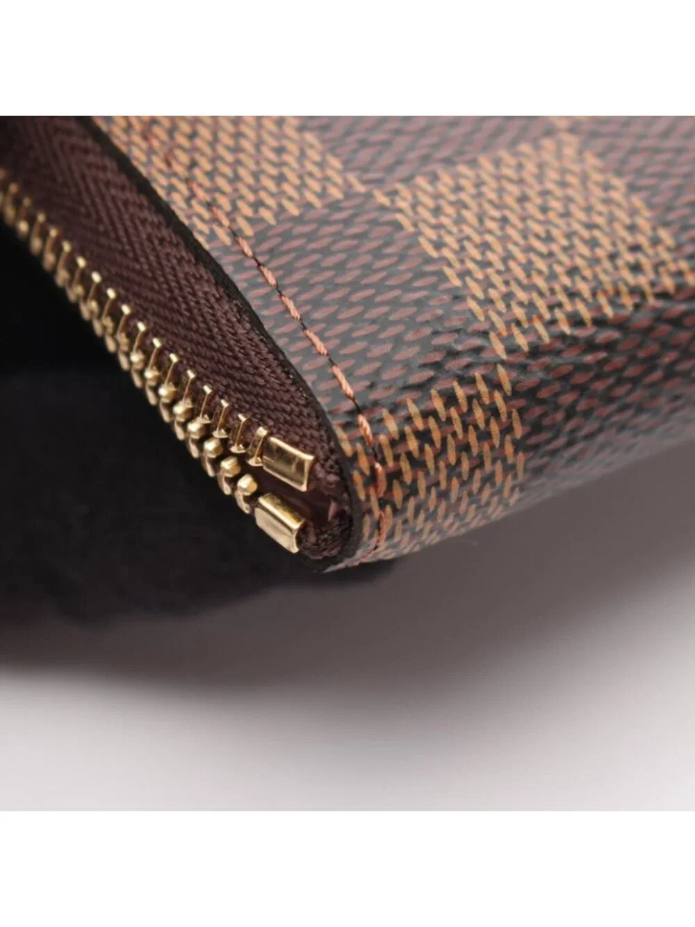 Louis Vuitton Coin Purse Zippy Damier Ebene Rose Ballerine